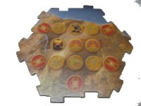 BIONICLE Quest for Makuta: Adventure Game - Spelbord Onderdeel 11, LEGO onderdeelnummer 00747board11