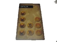 BIONICLE Quest for Makuta: Adventure Game - Kaart Onua, LEGO onderdeelnummer 00747card04