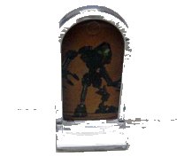 BIONICLE Quest for Makuta: Adventure Game - Speelpion, Onua, LEGO onderdeelnummer 00747pawn04