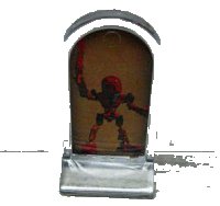 BIONICLE Quest for Makuta: Adventure Game - Speelpion, Tahu, LEGO onderdeelnummer 00747pawn06