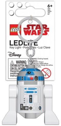 LEGO onderdeel LED Key Light R2-D2 Key Chain (LEDLITE) - Tagged Version LGL-KE21H