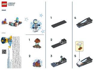 Space Hoverbike polybag, LEGO onderdeelnummer 30663-1
