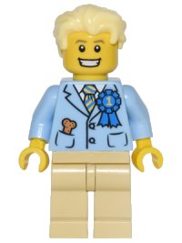 LEGO onderdeel Dog Show Winner, Series 16 (Minifigure Only without Stand and Accessories) col255