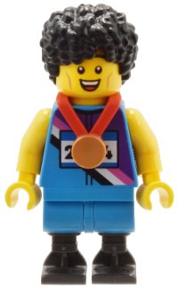 LEGO onderdeel Sprinter, Series 25 (Minifigure Only without Stand and Accessories) col427