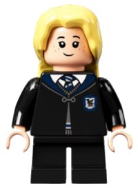 LEGO onderdeel Luna Lovegood - Ravenclaw Robe, Black Short Legs hp307