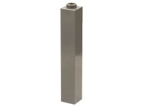 Steen 1 x 1 x 5 - Geblokkeerd Open Stud of Hol Stud, LEGO onderdeelnummer 2453a