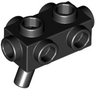 Minifigure, Weapon Gun, Blaster 1 x 2 x 2/3 with Studs on Sides and Handle, LEGO onderdeelnummer 15071