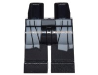 Hips and Legs with Light Bluish Gray Trench Coat Pattern, LEGO onderdeelnummer 970c00pb0590