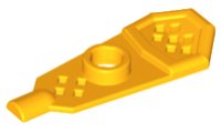 Minifiguur Voetwerk Sneeuwschoenen - Korte Voorkant, LEGO onderdeelnummer 11187