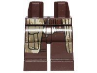 Hips and Legs with SW Camouflage Coattails Pattern (Han Solo Endor), LEGO onderdeelnummer 970c00pb0409