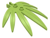 Plant Bladeren 6 x 5 Zwaardblad met Gesplitste U Clip Dik, LEGO onderdeelnummer 30239