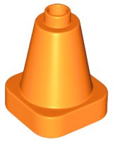 LEGO onderdeel Duplo Cone 2 x 2 x 2 Square Base 47408