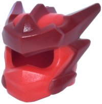 Minifigure, Headgear Helmet with Molded Dark Red Crests, Barbs, and Knot Pattern, LEGO onderdeelnummer 115499pb04