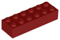 LEGO onderdeel Steen 2 x 6 2456