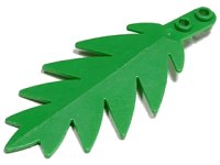 Plant, Tree Palm Leaf Large 10 x 5, LEGO onderdeelnummer 2518
