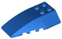 LEGO onderdeel Wedge 6 x 4 Triple Curved 43712