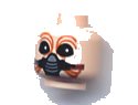 Minifigure, Head Alien with SW Ten Numb, Breathing Mask Pattern, LEGO onderdeelnummer 3626pb0250