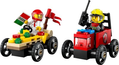Pizza vs. Fire Truck, LEGO onderdeelnummer 60458-1